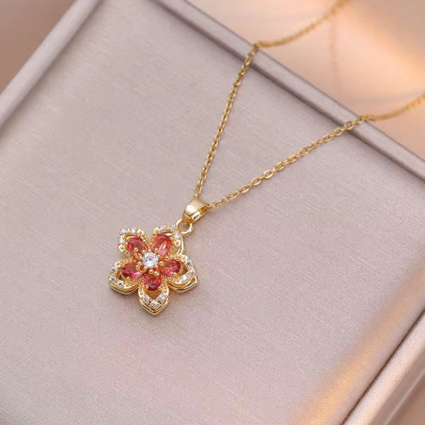SpinBloom Magnetic Flower Necklace Everyday