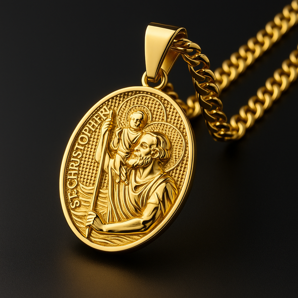 Golden Guardian Charm Necklace